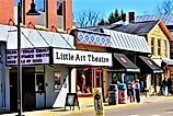 The Little Art Theater in Yellow Springs, Ohio. Editorial credit: Madison Muskopf / Shutterstock.com