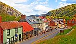 Harpers Ferry in the fall.