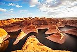 Reflection canyon in Powell lake