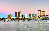 Pensacola is the westernmost city in the Florida Panhandle