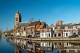 Cityscape of Oudewater, Netherlands