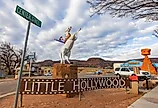 Little Hollywood sign in Kanab, Utah. Image credit Kit Leong via Shutterstock