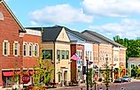 View of First and Main in the town of Hudson, Ohio. Image credit: Kenneth Sponsler / Shutterstock.com 