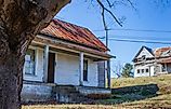 The North Carolina village to visit when you want a taste of what District 12 felt like. Editorial credit: J. Michael Jones / Shutterstock.com