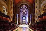 The Cathedral of St. John the Divine is the cathedral of the Episcopal Diocese of New York and the largest gothic cathedral in the United States. Editorial credit: Mariusz Lopusiewicz / Shutterstock.com