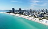 Miami beach cityscape.