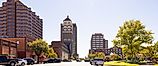 Buildings on Keeler Avenue in the town of Bartlesville, Oklahoma. Editorial credit: Roberto Galan / Shutterstock.com 