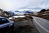 Spectacular view at Beartooth Highway Summit, Wyoming.