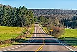 Iowa's Grant Wood Scenic Byway in the early morning light. (Credit: Iowa DOT via Flickr)