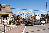 Old Mill District in the tourist area of Pigeon Forge, Tennessee. Image credit littlenySTOCK via Shutterstock.com