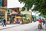 Downtown Asheville in North Carolina