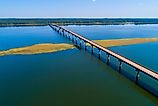 John Coffee Memorial Bridge on the Natchez Trace Parkway in Mississippi