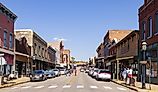 Downtown street in Van Buren, Arkansas. Image credit Roberto Galan via Shutterstock