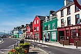 Street in downtown Dingle, Ireland. 