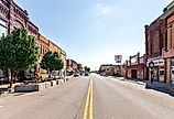 Main Street in Luverne, Minnesota. Image credit Nolichuckyjake via Shutterstock