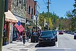 Downtown Blowing Rock, North Carolina. 