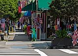 Street view in Southport, North Carolina.