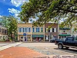 Georgetown, SC - Retail stores on Front Street. via Tony Cane-Honeysett on iStock.com