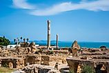 The stunning Antoninus within the Carthage Ruin Complex in Tunisia.