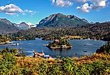 Halibut Cove across Kachemak Bay from Homer, Alaska.