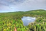 Mud Lake, east of Copper Harbor, Michigan. 