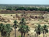 Ruins of Babylon in Iraq.