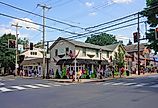 Bucks County Playhouse theater in New Hope, Pennsylvania. Image credit EQRoy via Shutterstock.com