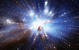 An artist's rendering of the Big Bang