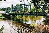 Old Drake Hill Flower Bridge is a bridge in Simsbury, Connecticut.