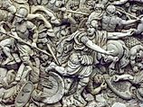 Darius flees the battlesite of Gaugamela. Image credit: Luis García via Wikimedia Commons (CC BY-SA 3.0).
