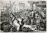 Depiction of Phoenician sailors and merchants.