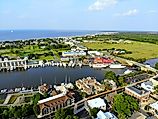 Aerial view of Lewes, Delaware. Image credit: Khairil Azhar Junos / Shutterstock.com.
