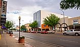 Scenic downtown in Roswell, New Mexico