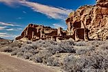 Casa Chiquita at Chaco Culture National Historical Park in New Mexico.