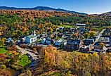 The spectacular scenery of Stowe, Vermont.