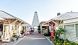 Historic square shopping area in Seaside, Florida. (Image credit Kristi Blokhin via Shutterstock.) 