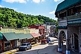 Historic downtown of Eureka Springs, Arkansas. Image credit: Rachael Martin / Shutterstock.com