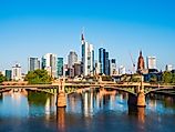 Skyline of Frankfurt, Germany.