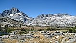 Banner Peak stands tall near Thousand Island Lake. Inyo National Forest Ansel Adams Wilderness California. By Jonathan Cook-Fisher - Thousand Island Lake, https://creativecommons.org/licenses/by/2.0, https://commons.wikimedia.org/w/index.php?curid=9727503
