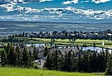 Overlooking Cochrane, Alberta, Canada. Image credit Ramon Cliff via Shutterstock