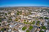 Aerial View of Downtown Brawley, California
