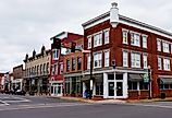 Downtown street in Culpeper, Virginia. Image credit refrina via Shutterstock