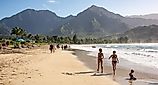 Hanalei Bay Beach in Hanalei, Hawaii. Image credit Chase Clausen via Shutterstock