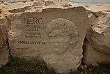 A carving of Nero. Via Shutterstock / Betophoto.