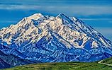 Denali the highest peak in Alaska. 