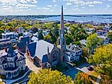 Channing Memorial Church in Newport, Rhode Island.
