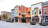 The historic Plaza Theater in downtown Ottawa, Kansas. Editorial credit: Sabrina Janelle Gordon / Shutterstock.com