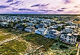 Bethany Beach, Delaware at sunset. 