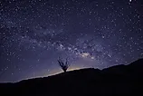 Milky way over Anza Borrego state park. 