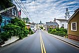 Bradford Street in Provincetown, Massachusetts.